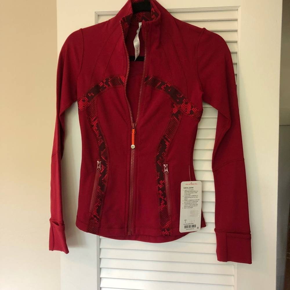 Lululemon python red jacket